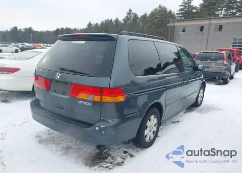 2003 Honda Odyssey Ex-L z USA, uszkodzony, nr VIN 5FNRL18973B089496